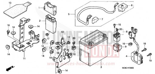 BATTERIE VT1100C22 de 2002